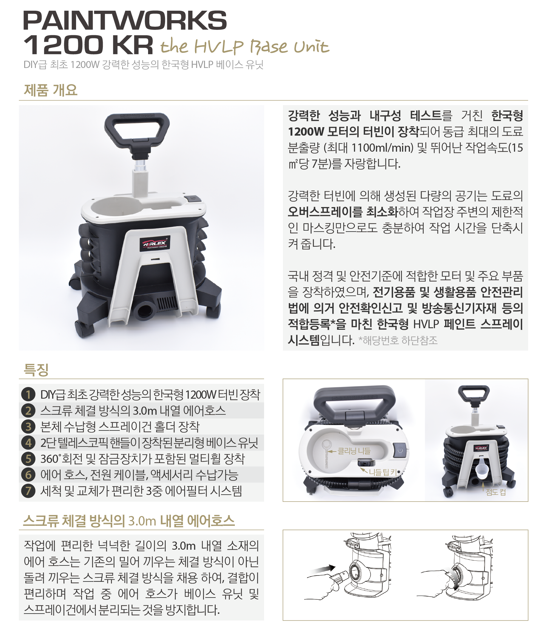 AIRLEX�� PAINTWORKS�� 1200CS KR_06